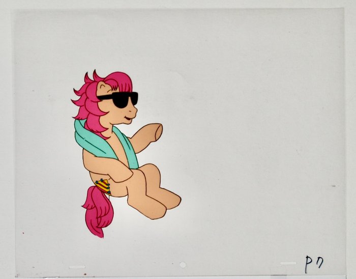 " MY LITTLE PONY " Original Animation Production Cel - with COA - 1986