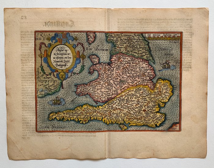 Storbritannien - England, Wales; J. Bussemacher/M. Quad - Angliae kingdoms florentissimi new description. - 1581-1600