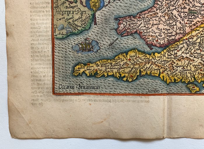 Storbritannien - England, Wales; J. Bussemacher/M. Quad - Angliae kingdoms florentissimi new description. - 1581-1600