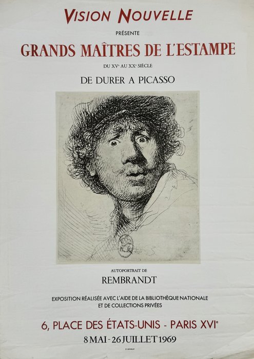 Rembrandt - autoportrait - 1970‹erne