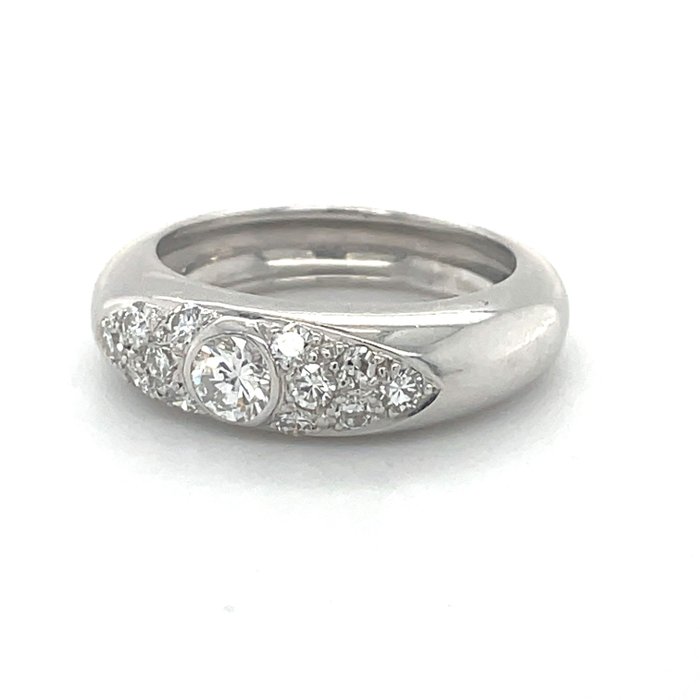 18 kraat Hvidguld - Ring - 0.26 ct Diamant - Diamanter