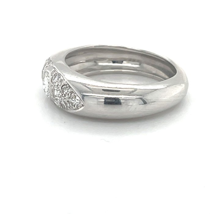 18 kraat Hvidguld - Ring - 0.26 ct Diamant - Diamanter