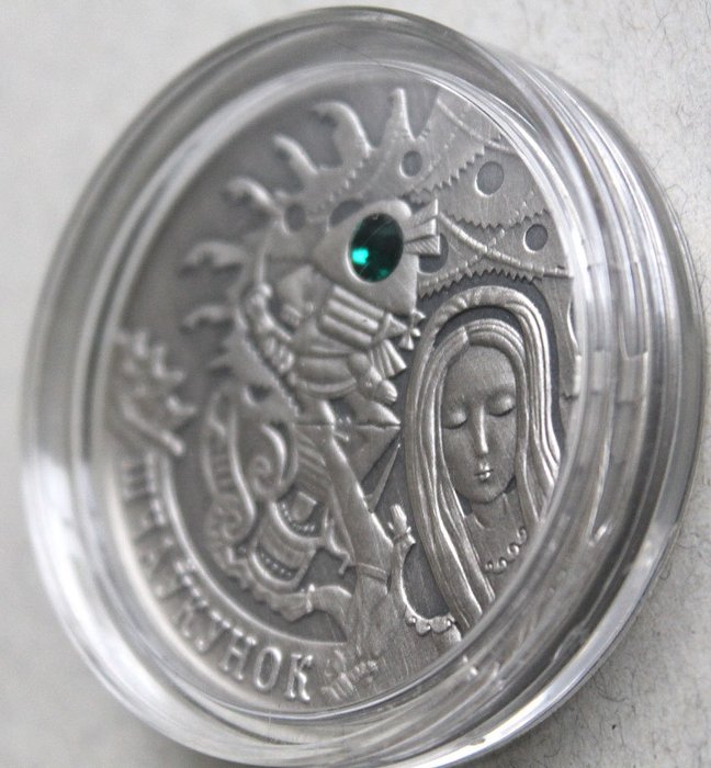 Hviderusland. 20 Roubles 2009 'Fairy Tales - Nutcracker' with Blue Zircon  (Ingen mindstepris)