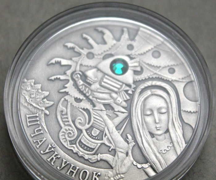 Hviderusland. 20 Roubles 2009 'Fairy Tales - Nutcracker' with Blue Zircon  (Ingen mindstepris)