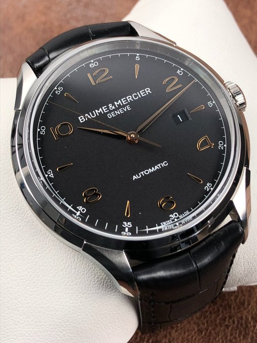 Baume  Mercier - Clifton Round Automatic XL - M0A10366 - Mænd - 2011-nu