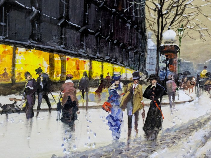 Francesco Tammaro (1939) - Nevicata a Parigi