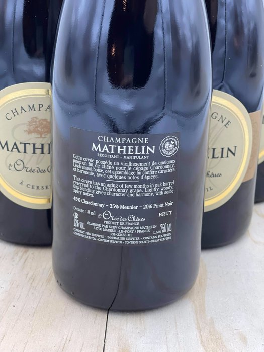 Mathelin, "L'Orée des Chênes" - Champagne Brut - 6 Flasker (0,75 L)