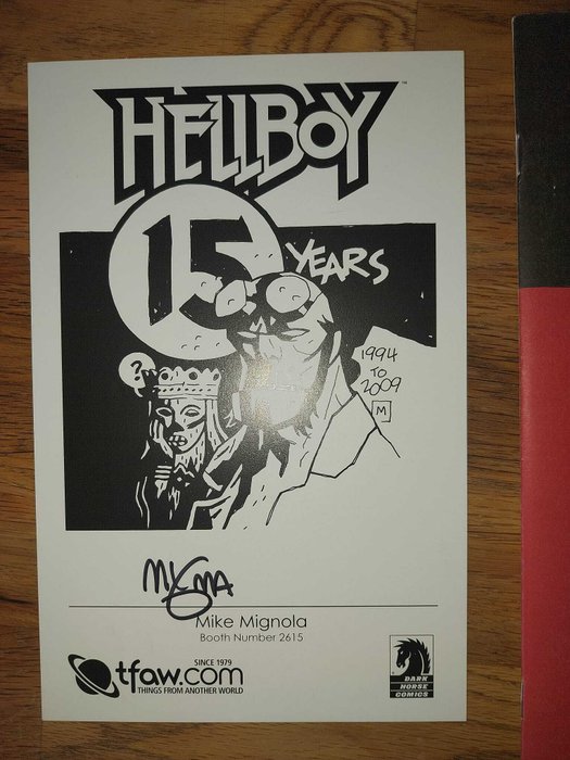 Hellboy 476 - Various - 3 Ex Libris, Signed comic, Signed graded comic - Begrænset og nummereret udgave - 1995/2009