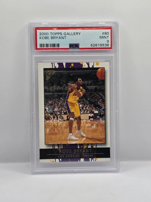 2000 Panini Gallery Kobe Bryant #80 PSA 9 - 1 Graded card