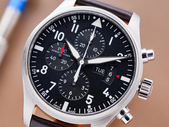 IWC - Pilot Chronograph - IW377701 - Mænd - 2011-nu