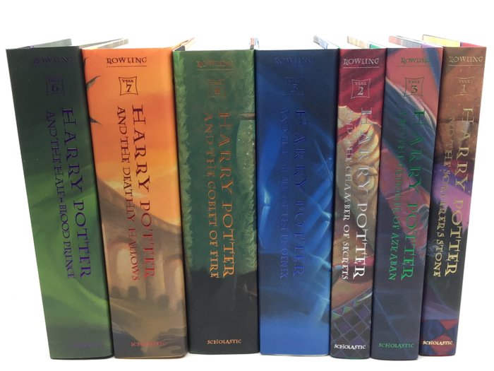 JK Rowling - Complete Harry Potter Book set (in original trunk) - 1998-2007