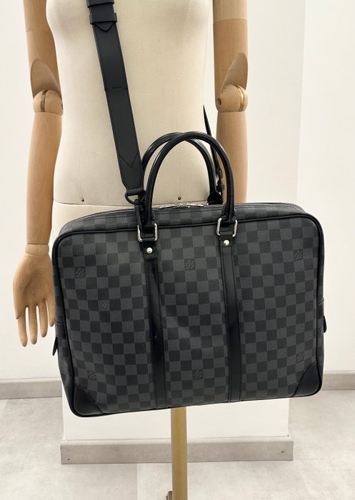 Louis Vuitton - Tracolla porte documents damier graphite - Crossbody-taske