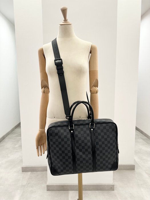 Louis Vuitton - Tracolla porte documents damier graphite - Crossbody-taske