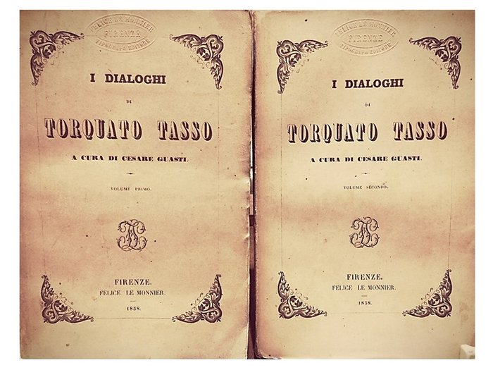 Tasso Torquato - Lot with 4 books - 1853-1858