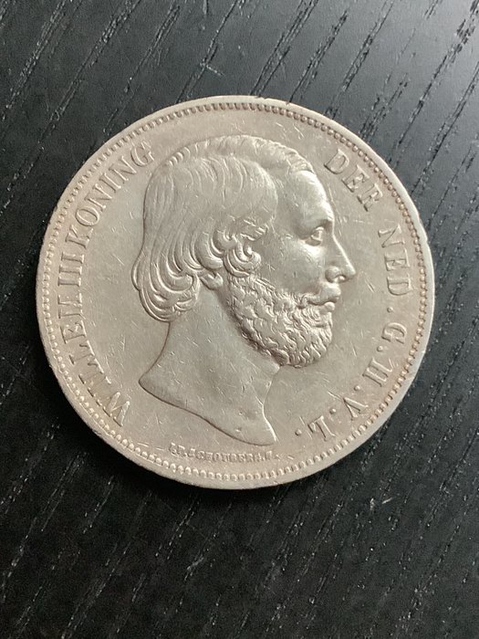 Holland Willem III (1849-1890) 2 1/2 Gulden 1852  (Ingen mindstepris)