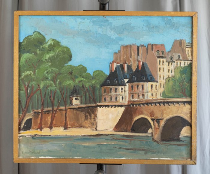 René Leblond (XIX-XX) - Paris, le pont Henri IV