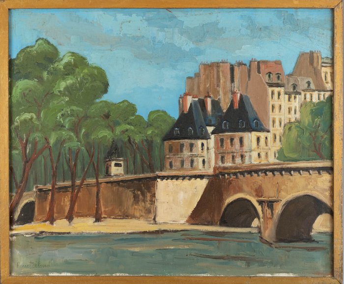 René Leblond (XIX-XX) - Paris, le pont Henri IV