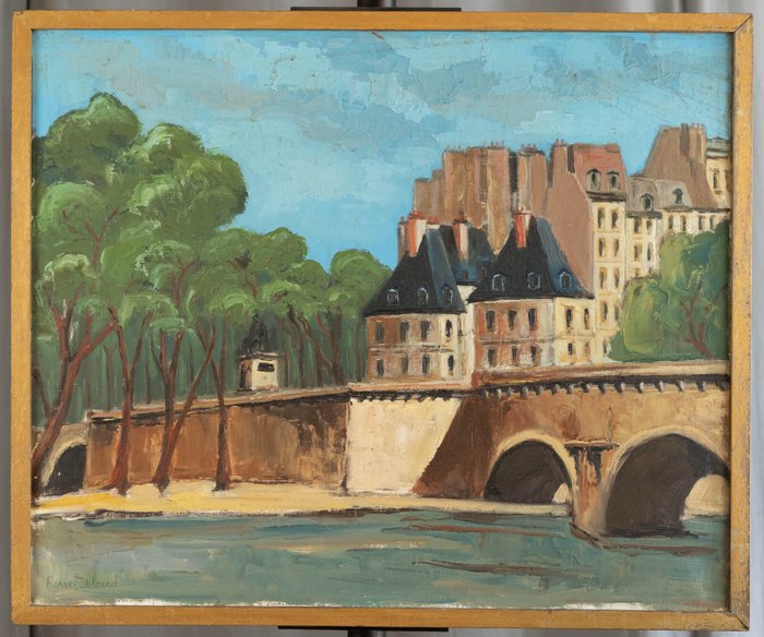 René Leblond (XIX-XX) - Paris, le pont Henri IV