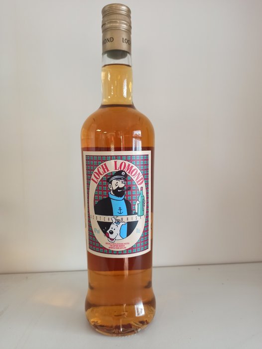 Tintin - 1 Flaske Loch Lomond whisky - Captain Haddock label