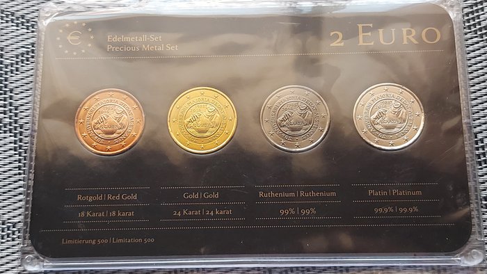 Andorra 2 Euro 2015 "30th Anniversary - Reform of Electoral Law"  (4 moedas)  (Ingen mindstepris)