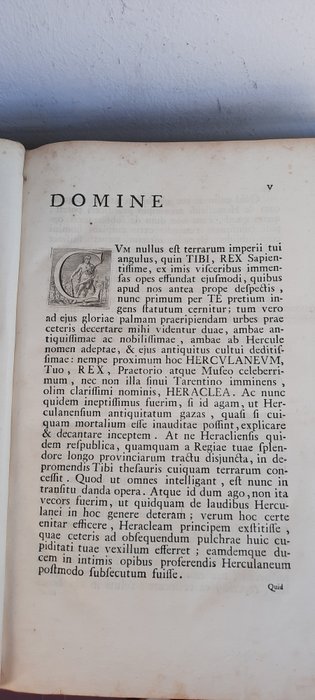 Alessio Simmaco Mazzocchi - Commentariorum in regii herculanensis musei aeneas tabulas Heracleenses. - 1754