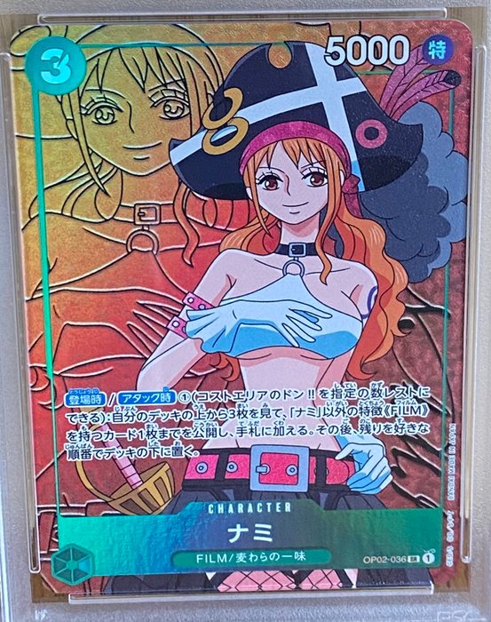 Bandai - 1 Graded card - 2022 ONE PIECE JPN. NAMI OP02 - Alternate Art GEM MT - PSA 10