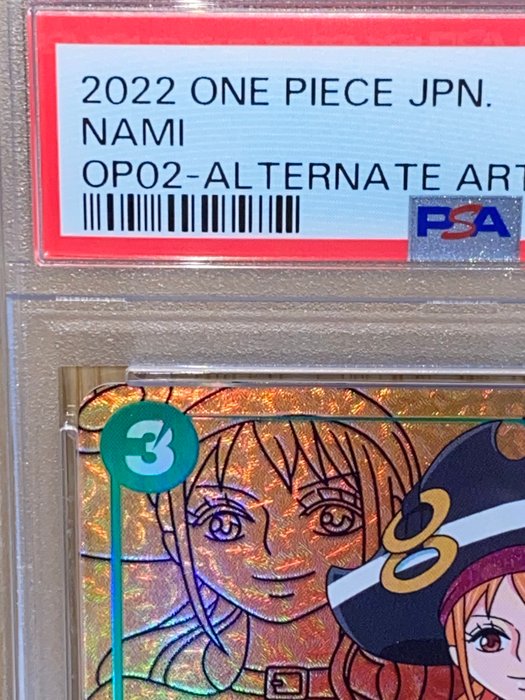 Bandai - 1 Graded card - 2022 ONE PIECE JPN. NAMI OP02 - Alternate Art GEM MT - PSA 10