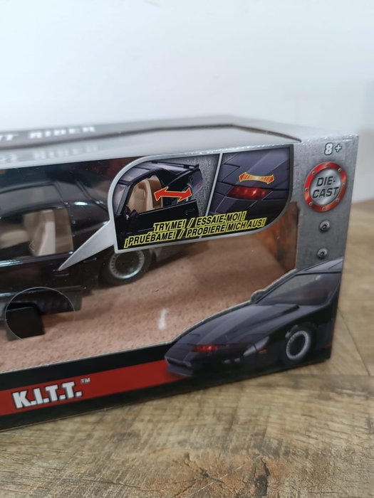 KITT - Knight Rider -  - Filmrekvisitter 1982 Ponitac Premium Die-Cast Edition (perfekt stand, aldrig åbnet)