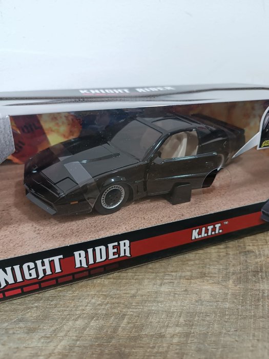 KITT - Knight Rider -  - Filmrekvisitter 1982 Ponitac Premium Die-Cast Edition (perfekt stand, aldrig åbnet)