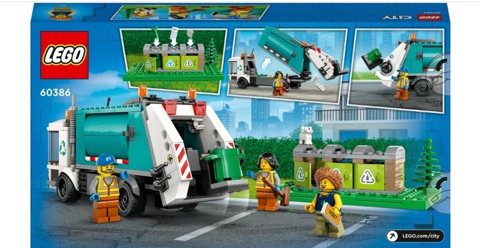 Lego - City - 60386 - MISB - NEW - Lego City - Ciężarówka recyklingowa - Duży zestaw