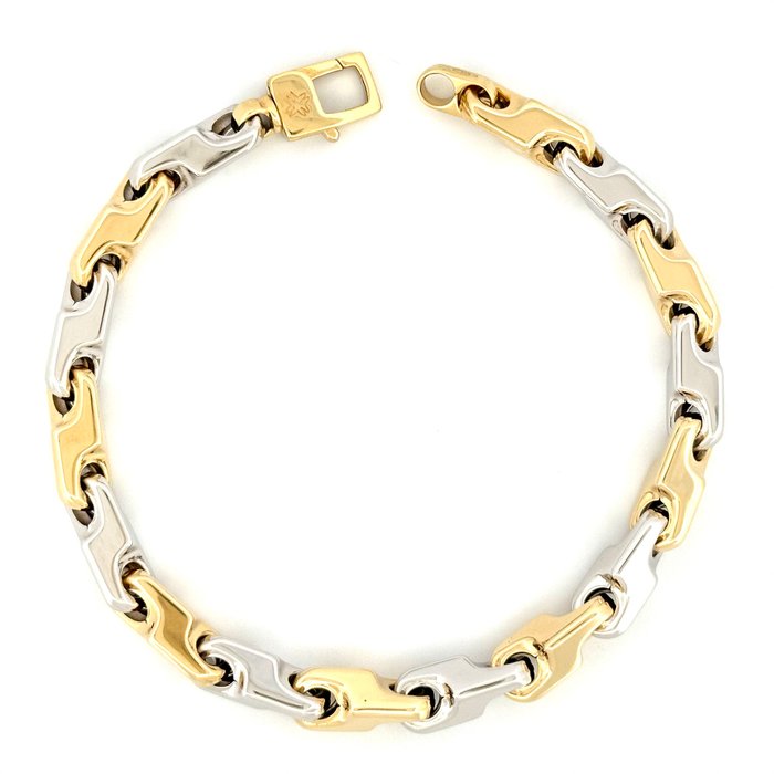 Handmade - Armbånd - Maistrello - 19.2 g - 18 kraat Gulguld, Hvidguld