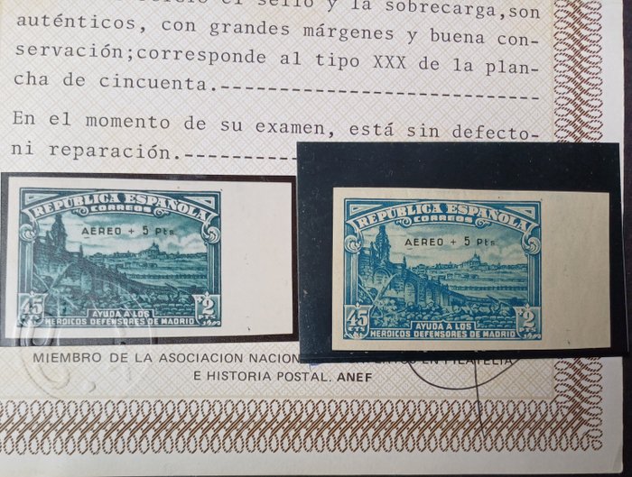 Spanien 1938 - Madrid forsvar - Edifil 759