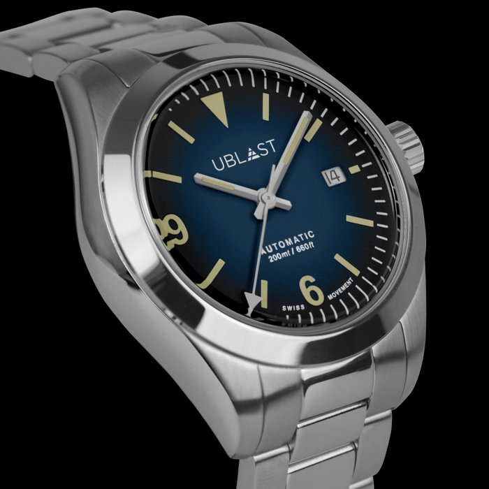 Ublast - Explorer - Automatic Swiss MOVT - UBEXDA40BU - Sub 20 ATM - Mænd - Ny