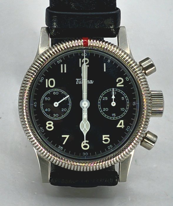 Tutima Glashütte  Fliegerchronograph Val 7760 - Mænd - Tyskland omkring 1990