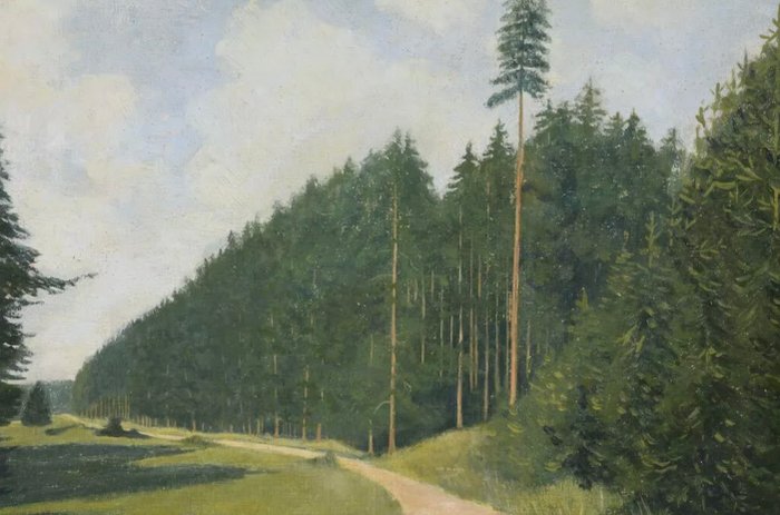 Richard Otto Voigt (1895-1971) - NO Reserve - Forest path