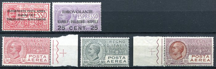 Italien Kongerige 1917/1933 - Valg af luftpost - Sassone Posta Aera between 1 and 44, Sassone S.1504