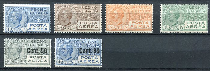 Italien Kongerige 1917/1933 - Valg af luftpost - Sassone Posta Aera between 1 and 44, Sassone S.1504