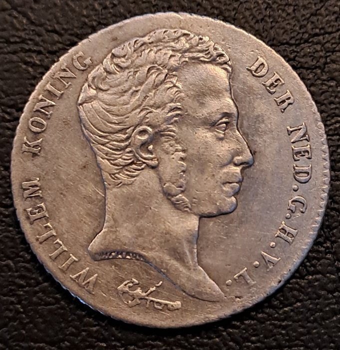 Hollandsk Østindien. Willem I (1813-1840). 1 Gulden 1840  (Ingen mindstepris)