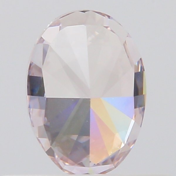 1 pcs Diamant  (Naturfarvet)  - 0.51 ct - Oval - Fancy light Lyserød - VS1 - Gemological Institute of America (GIA)