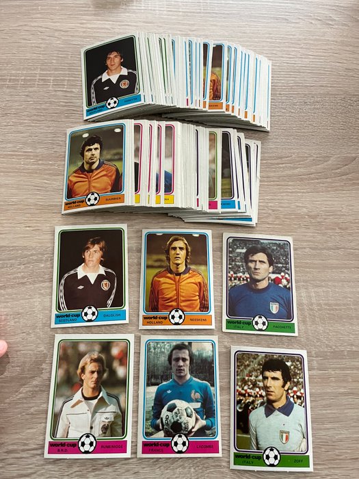 Monty - Argentina 78 World Cup - Neeskens Dalgish Lacombe Zoff Rumenigge - 139 Card