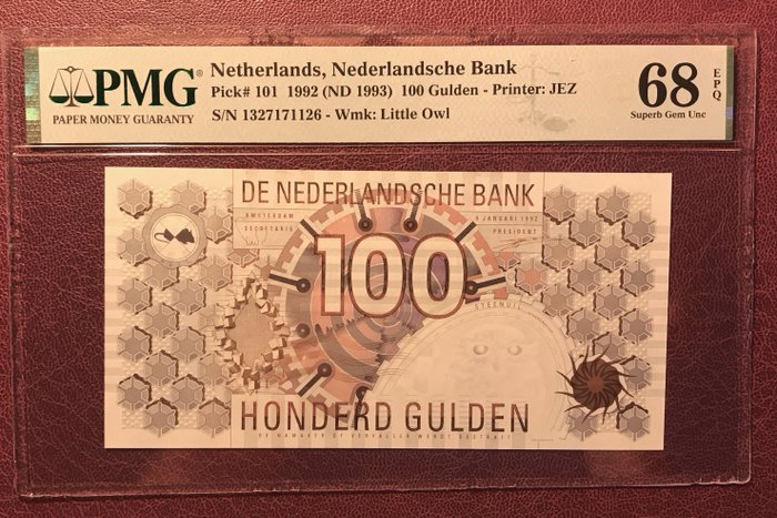 Holland. - 100 Gulden 1992 - Pick 101  (Ingen mindstepris)