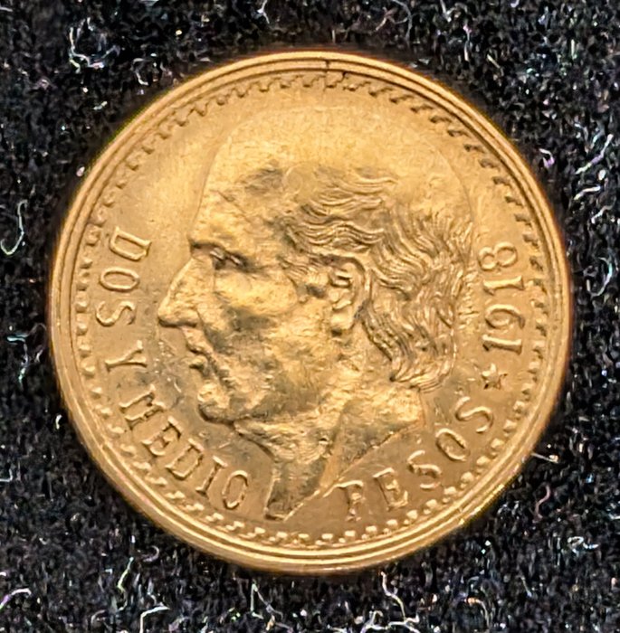 Mexico. 2.5 Pesos 1918