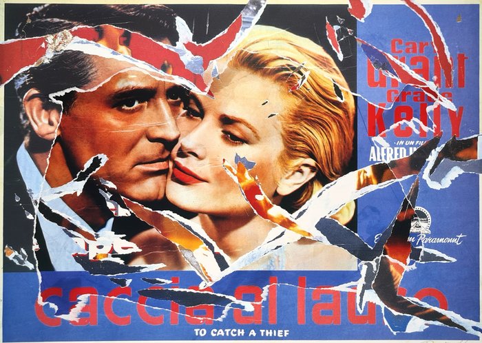 Mimmo Rotella (1918-2006) - Caccia al ladro