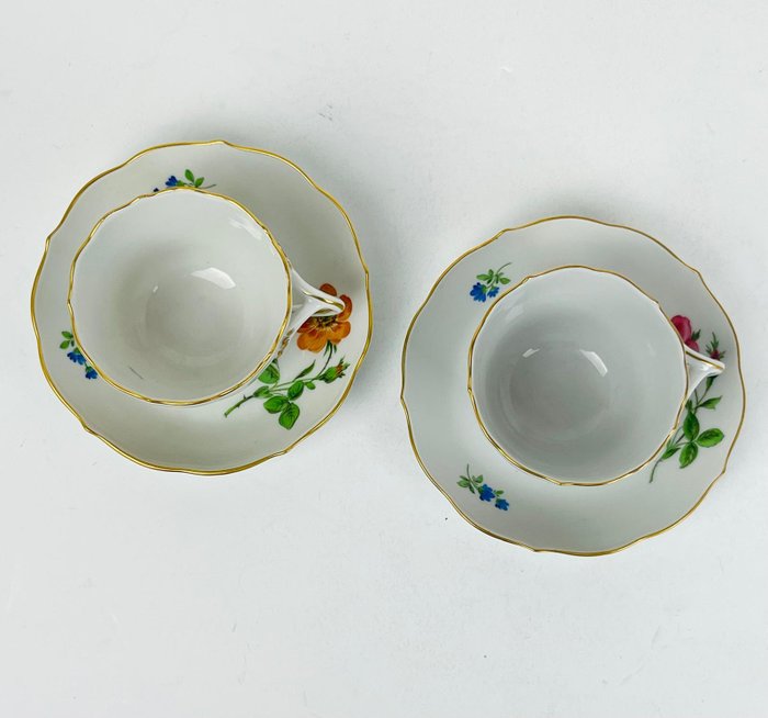 Meissen - Kaffekop (4) - (NO RESERVE) - Porcelæn