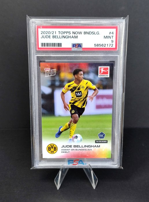 2020/21 Topps Now Bundesliga Jude Bellingham - Rookie #4 PSA 9 - 1 Graded card