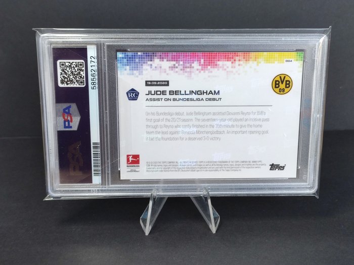 2020/21 Topps Now Bundesliga Jude Bellingham - Rookie #4 PSA 9 - 1 Graded card