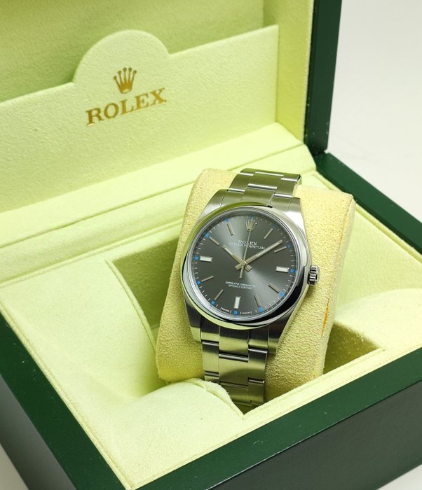 Rolex - Oyster Perpetual 39 "Dark Rhodium" - Ref. 114300 - Mænd - 2015 - 2020