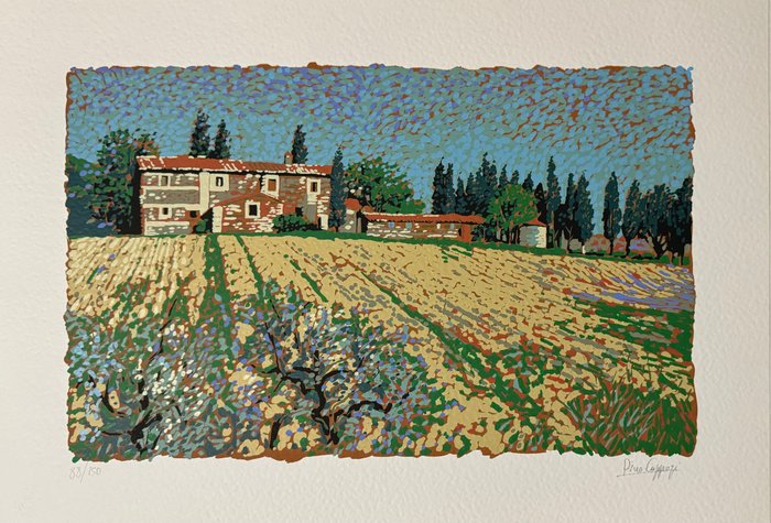 Pino Cappugi (1943-2019) - Beautiful Toscana - Portfolio di 4 serigrafie