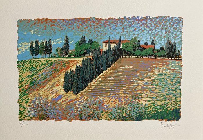 Pino Cappugi (1943-2019) - Beautiful Toscana - Portfolio di 4 serigrafie