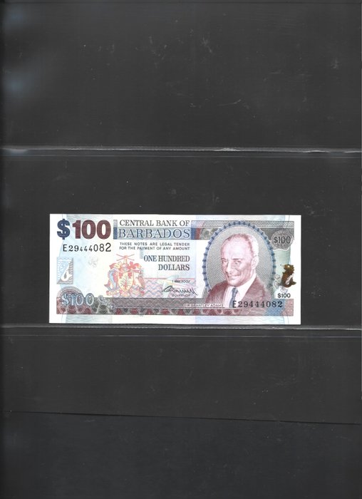 Barbados. - 100 Dollars 2007 - Pick 71a  (Ingen mindstepris)